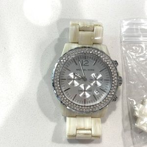 Bone Colored Michel Kors Watch